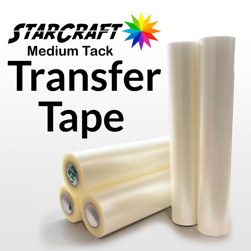 12 x 100' Roll of Paper Transfer Tape for Vinyl Made in America  Premium-Grade Transfer Paper for Vinyl with Layflat Adhesive for Cricut  Vinyl Crafts Decals and Letters