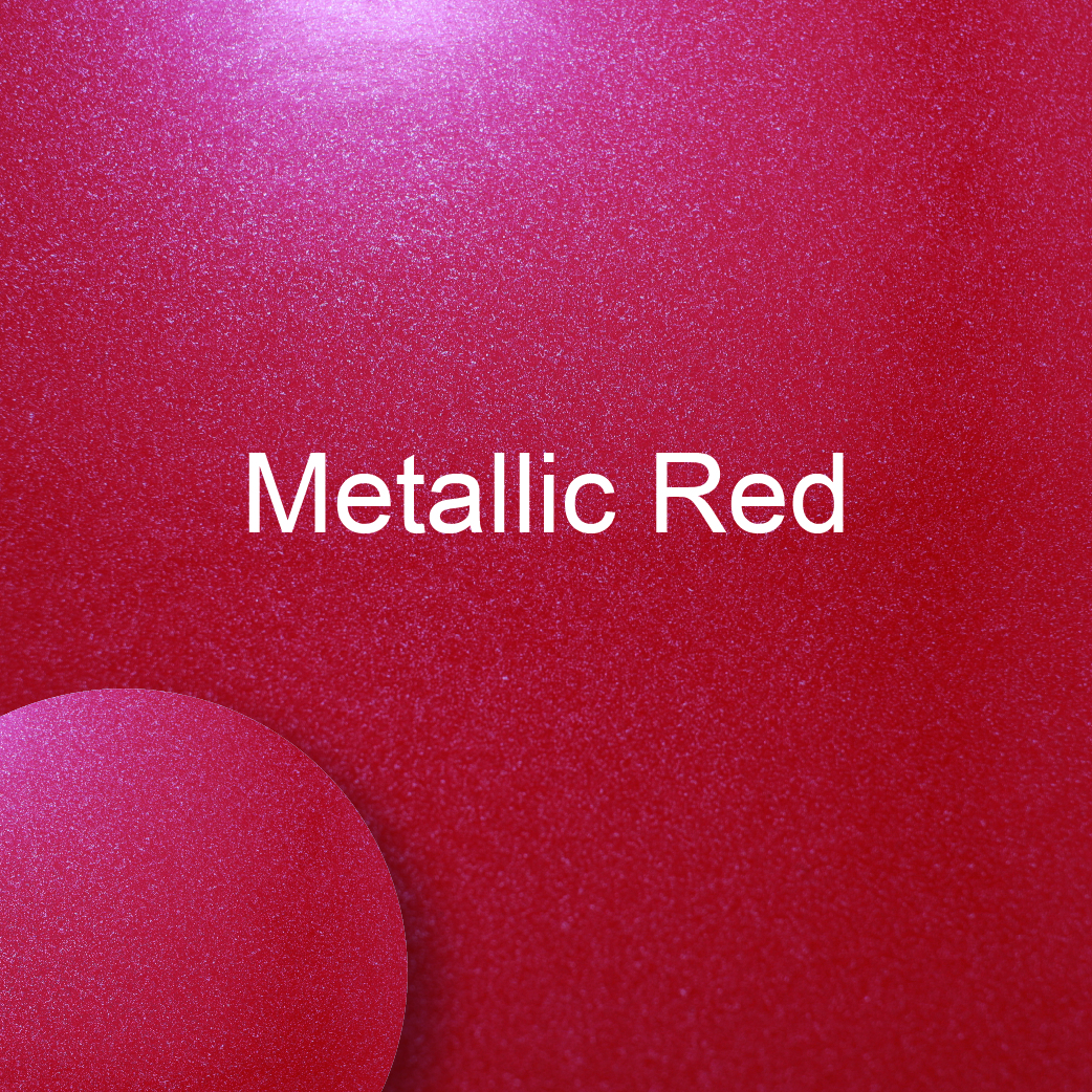24 x 10 Yard Roll - StarCraft HD Glossy Permanent Vinyl - Metallic Red