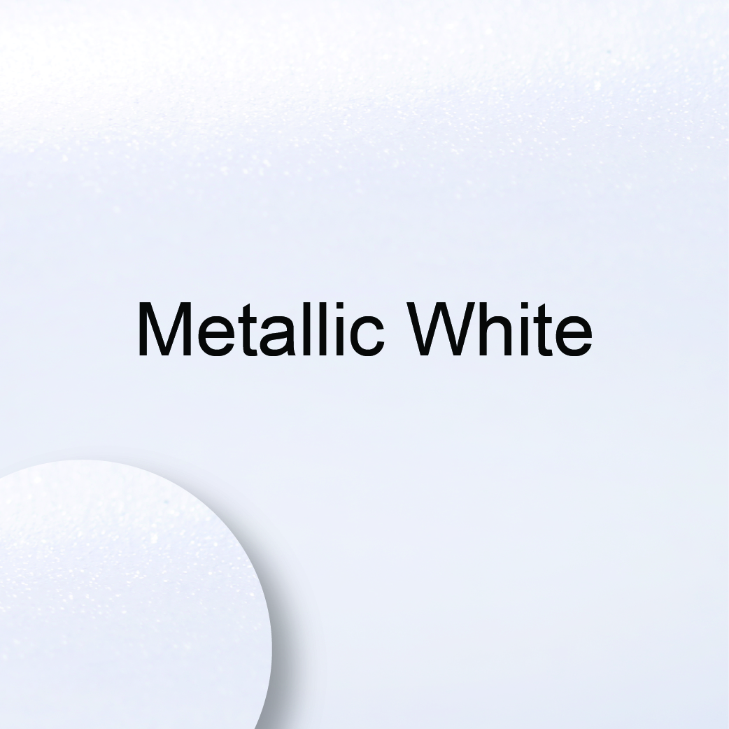 12" x 50 Yard Roll - StarCraft HD Glossy Permanent Vinyl - Metallic White