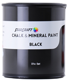 StarCraft Chalk Paint - Black - 32oz Quart