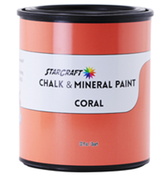 StarCraft Chalk Paint - Coral - 32oz Quart