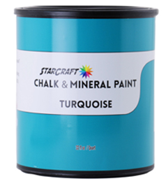 StarCraft Chalk Paint - Turquoise - 32oz Quart