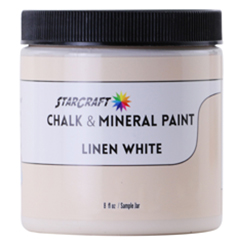 StarCraft Chalk Paint - Linen White - 8oz Sample