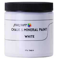 StarCraft Chalk Paint - White - 8oz Sample