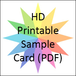 StarCraft HD Vinyl Printable Sample Card (PDF)