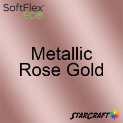 StarCraft SoftFlex™ Eco HTV - Metallic Rose Gold - 12" x 50 Yard Roll