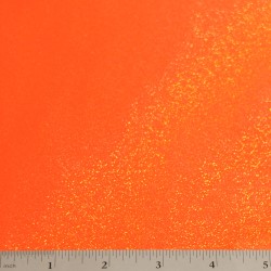 24" x 50 Yard Roll - StarCraft Magic - Deceit Glitter Fluorescent Orange