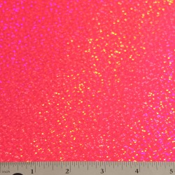 12" x 50 Yard Roll - StarCraft Magic - Hoax Holo Fluorescent Pink