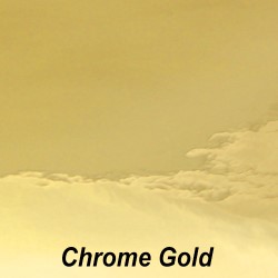 24" x 50 Yard Roll - StarCraft Metal - Chrome Gold