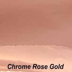 24" x 50 Yard Roll - StarCraft Metal - Chrome Rose Gold