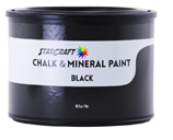 StarCraft Chalk Paint - Black - 16oz Pint