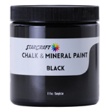 StarCraft Chalk Paint - Black - 8oz Sample