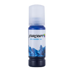 StarCraft Sublimation Ink - 70mL bottle - Cyan (8 Pack)