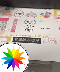 How to Create Planner Stickers using StarCraft Inkjet Printable