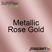 StarCraft SoftFlex™ Eco HTV - Metallic Rose Gold - 12" x 50 Yard Roll