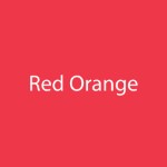 12" x 50 Yard Roll - StarCraft HD Glossy Permanent Vinyl - Red Orange