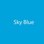 24" x 50 Yard Roll - StarCraft HD Glossy Permanent Vinyl - Sky Blue