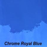 12" x 50 Yard Roll - StarCraft Metal - Chrome Royal Blue