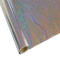 25 Foot Roll of 12" StarCraft Electra Foil - Silver Sequins